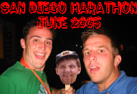 San Diego Marathon, June 2005